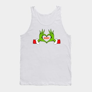 Grinch Heart 2024 Tank Top